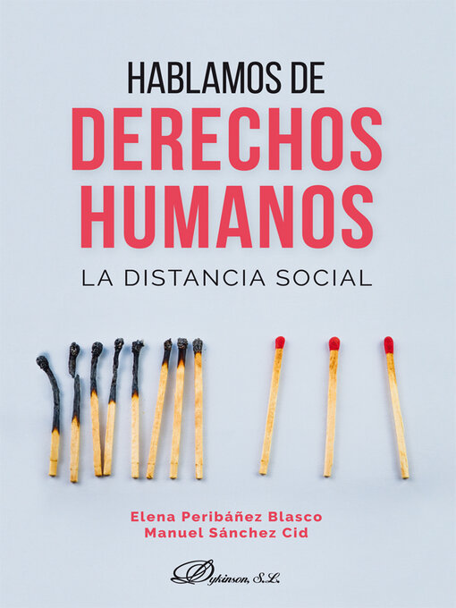 Title details for Hablamos de derechos humanos . La distancia social by Elena Peribáñez Blasco - Available